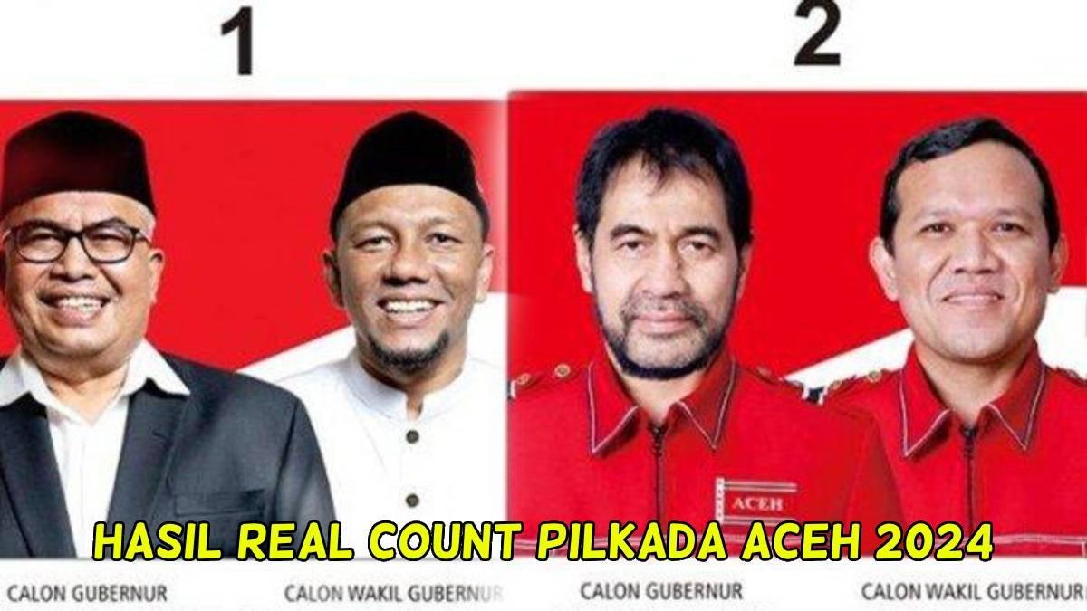 Update hasil rekapitulasi Pilkada Aceh 2024.