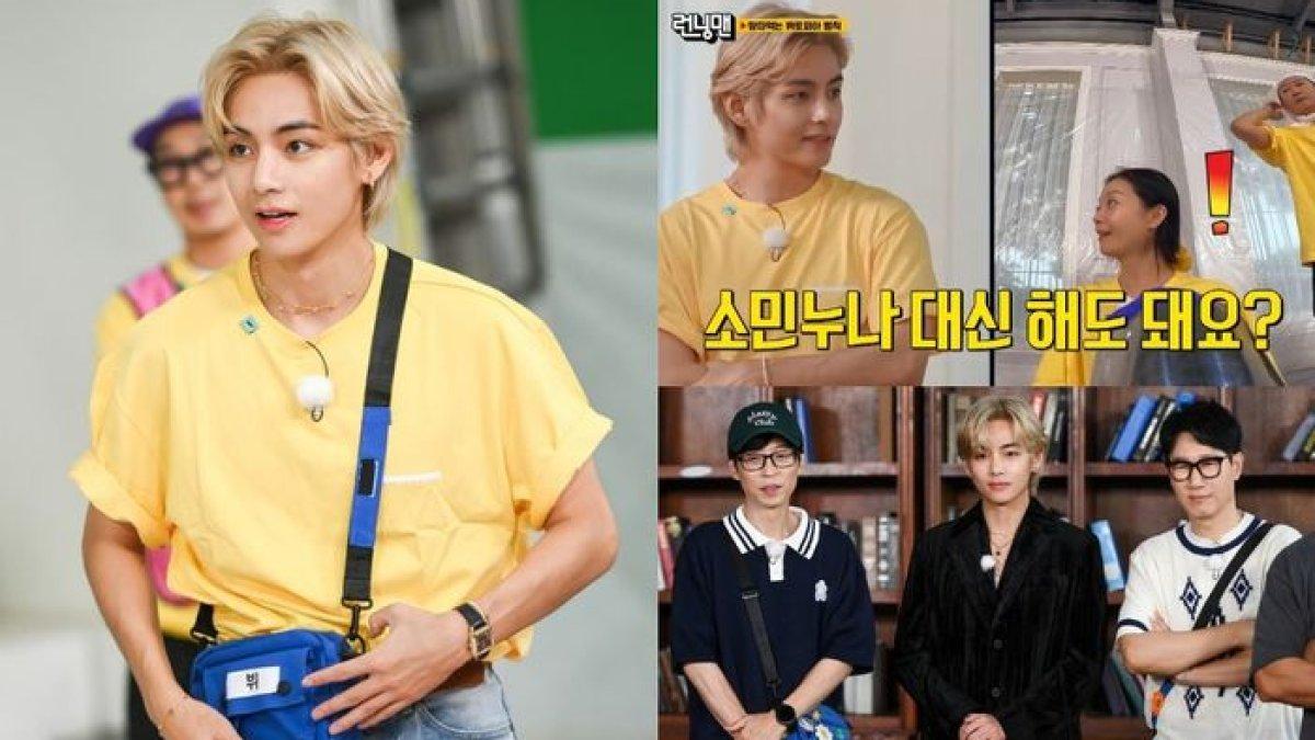 V BTS Tunjukkan Sikap Gentleman dengan Lakukan Hal Ini Pada Jeon So Min, Netizen Beri Pujian Selangit