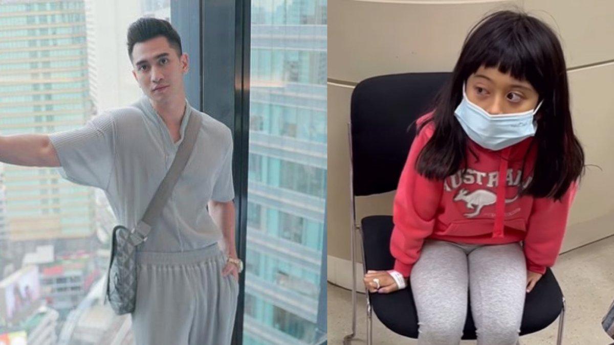 Vania Athabina adik Verrell Bramasya dilempar batu oleh temannya hingga matanya bengkak