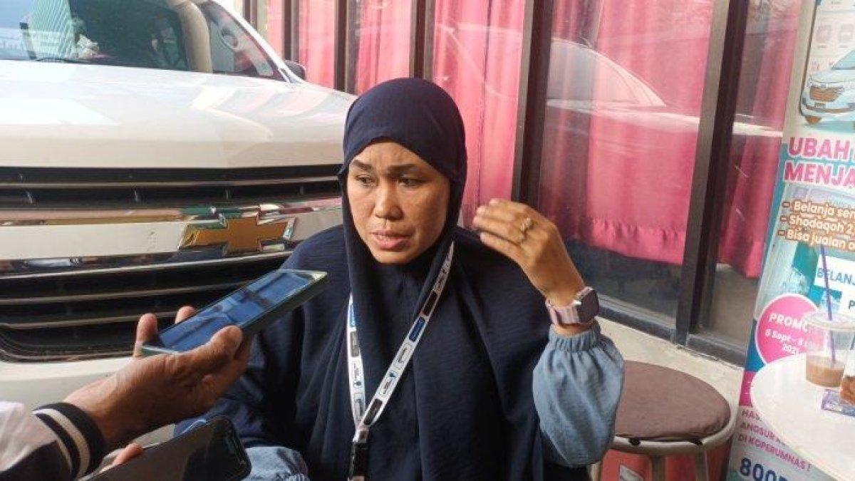 Vina (39), saksi mata kaburnya lima pembantu rumah tangga di Jalan Jatinegara Timur II, Rawa Bunga, Jatinegara, Jakarta Timur, Senin (12/2/2024).
