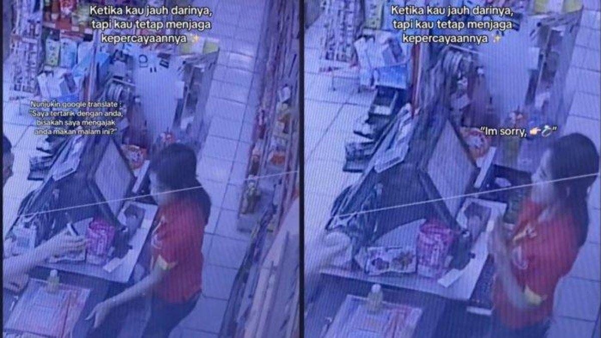 Viral, Wanita Kasir Minimarket Tiba-tiba Diajak Kenalan Pria Asing, Tunjukkan Cincin, Tuai Pujian