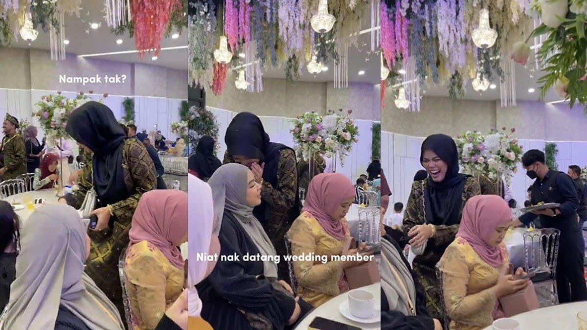 Viral aksi seorang tamu mengenakan songket yang sama dengan pengantin, langsung dibanjiri kritikan warganet