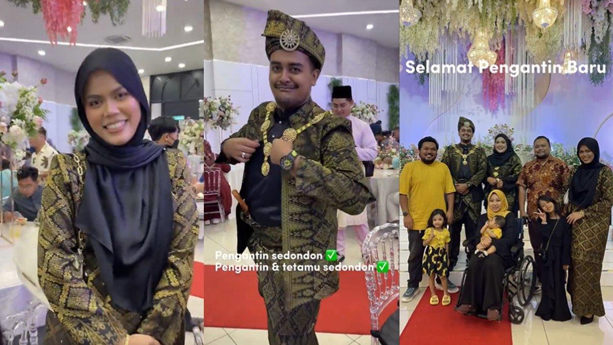 Viral aksi seorang tamu mengenakan songket yang sama dengan pengantin, langsung dibanjiri kritikan warganet