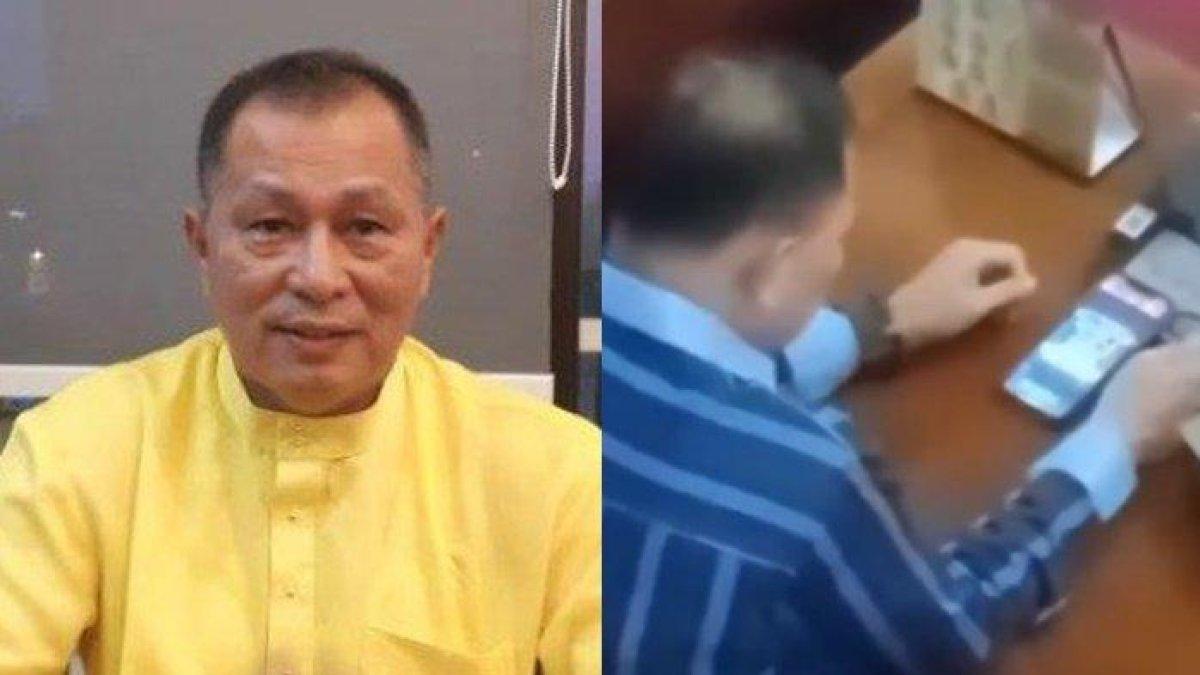 Viral anggota DPRD Batam bernama Sahrul main game saat rapat paripurna