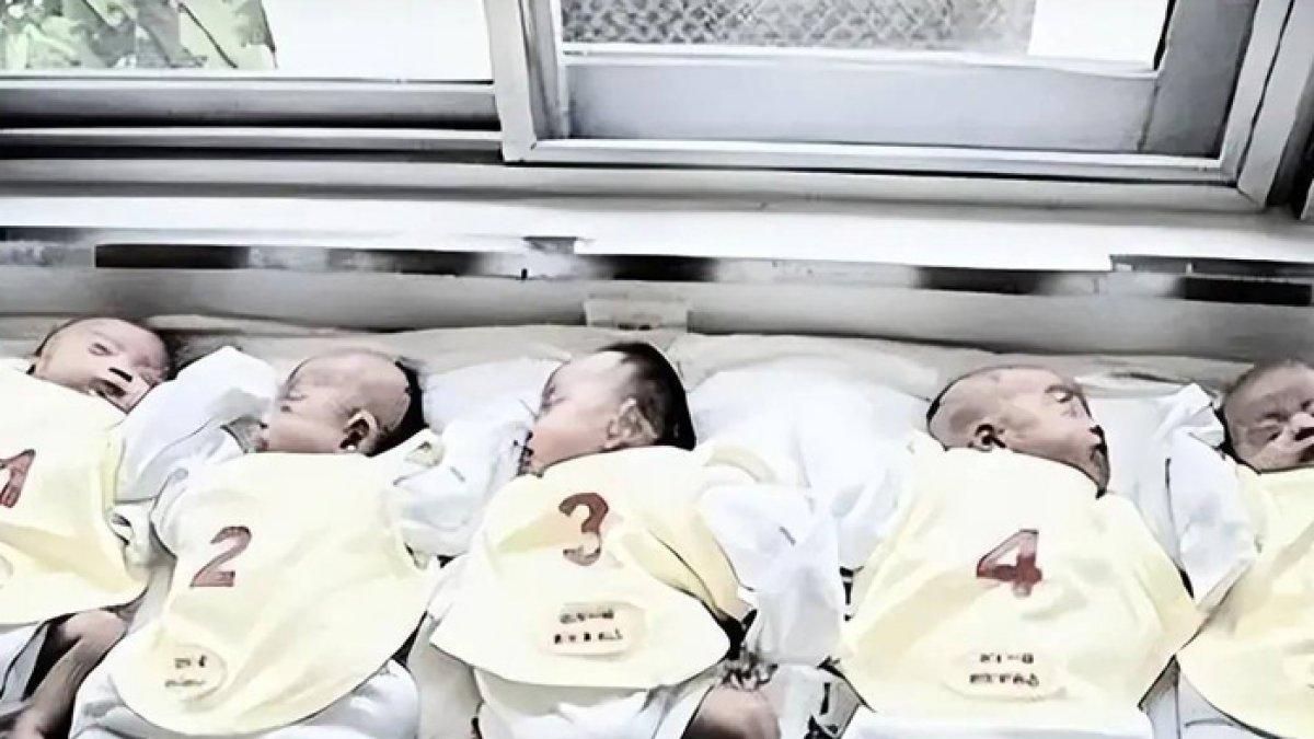 Viral bayi kembar 5 di Tiongkok
