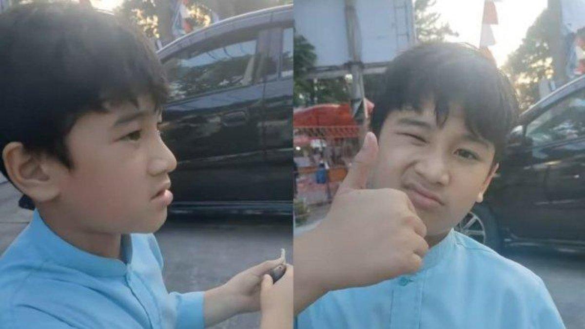 Viral bocah SD di Padang mirip Rafathar