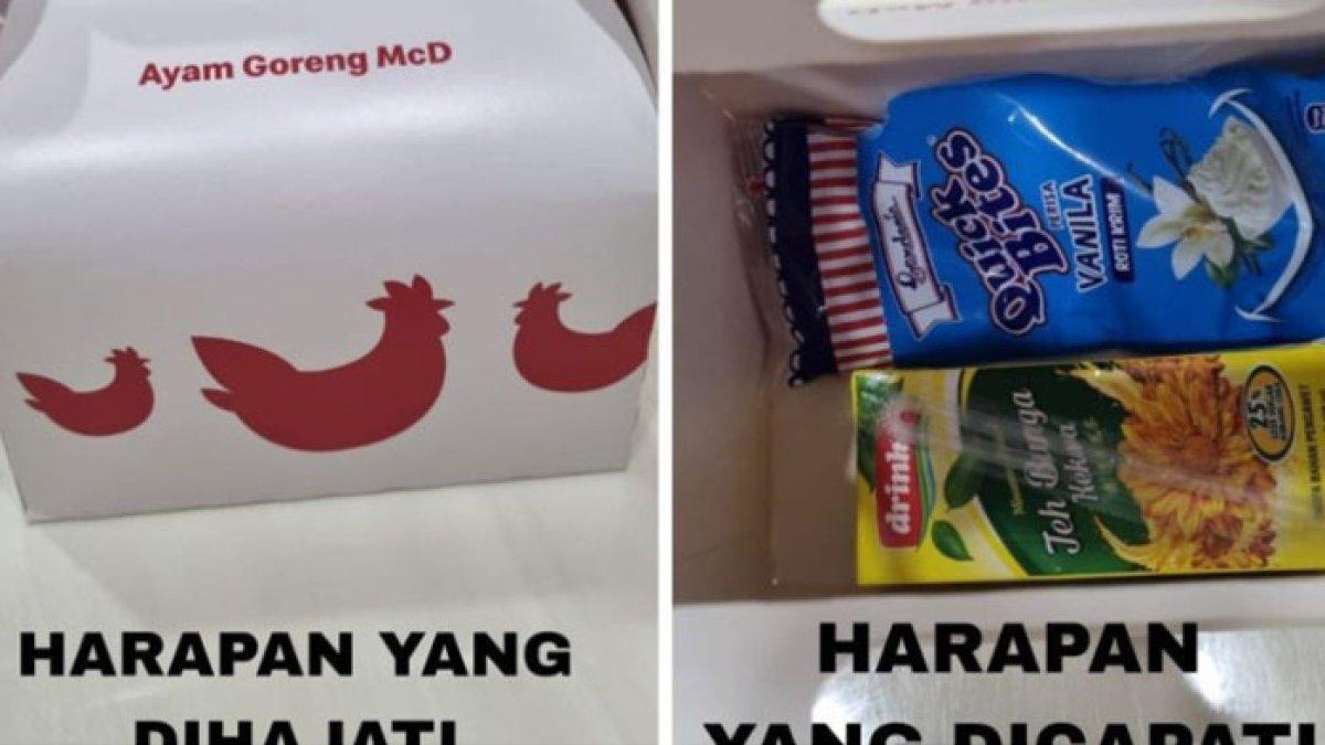Viral curhatan pilu guru melihat anak didiknya kecewa karena mendapat kiriman makanan pakai kotak MCD tapi isinya cuma roti
