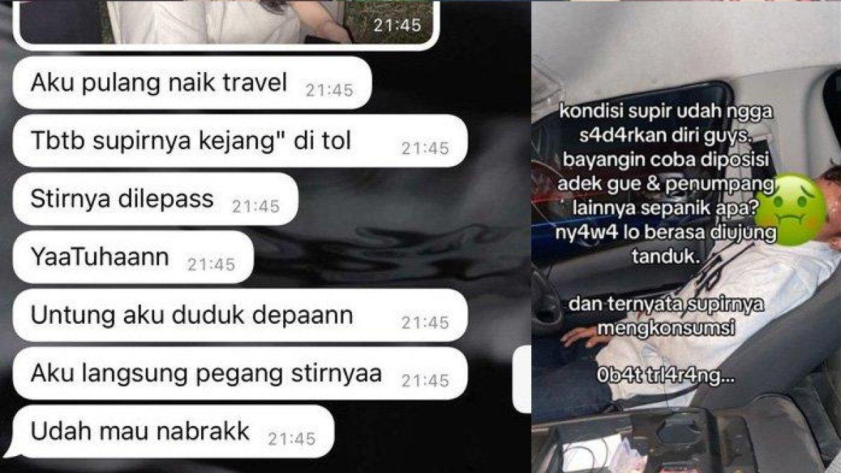 Viral curhatan seorang pemuda yang nyaris kecelakaan gara-gara ulah sopir travel. Sang pemuda terkejut saat membuka isi tas sopir tersebut