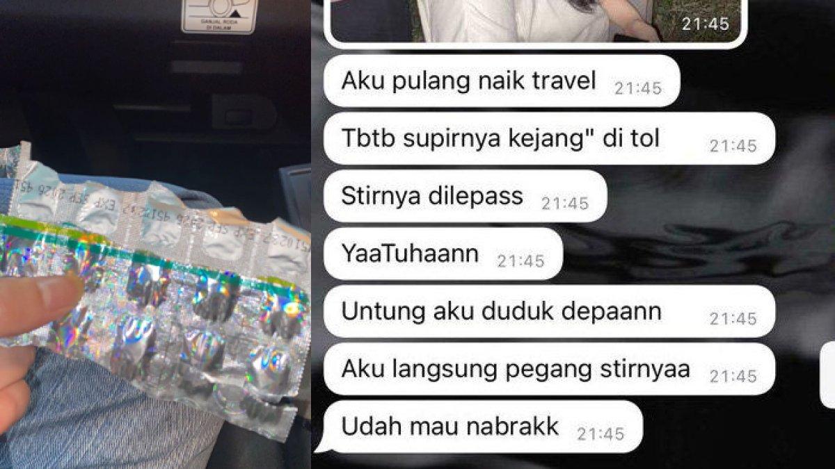 Viral curhatan seorang pemuda yang nyaris kecelakaan gara-gara ulah sopir travel. Sang pemuda terkejut saat membuka isi tas sopir tersebut