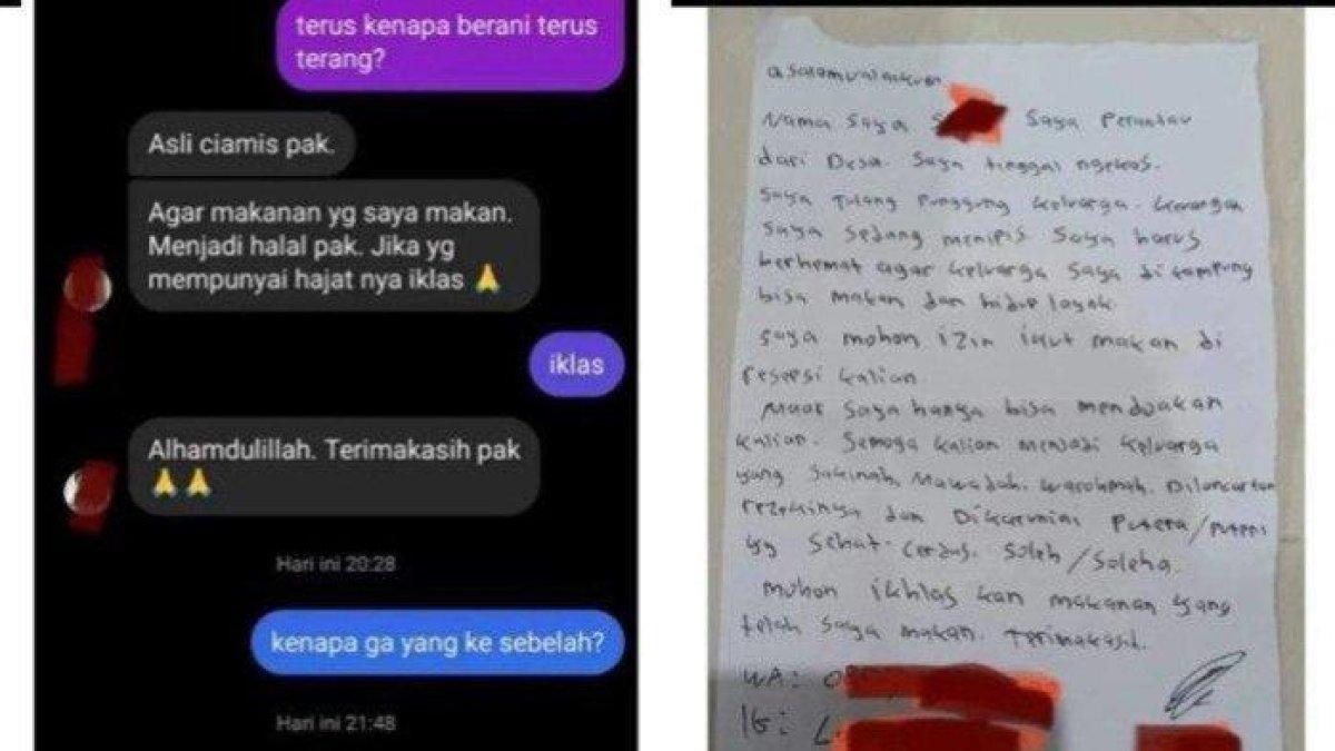 Viral curhatan seorang perantau asal Ciamis yang menumpang makan di tempat hajatan.