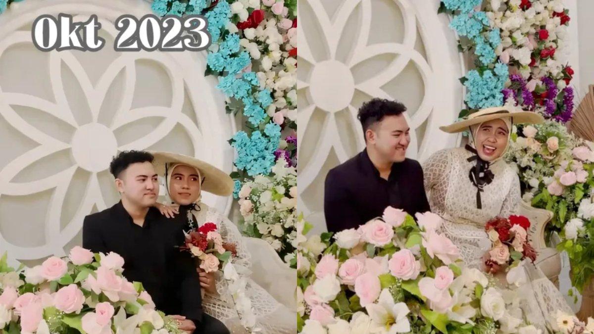Viral di media sosial, seorang guru menikah dengan muridnya sendiri, berawa dd
