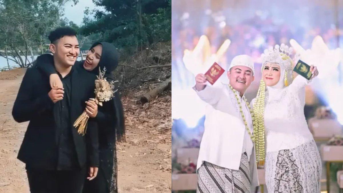 Viral di media sosial, seorang guru menikah dengan muridnya sendiri, vdzv
