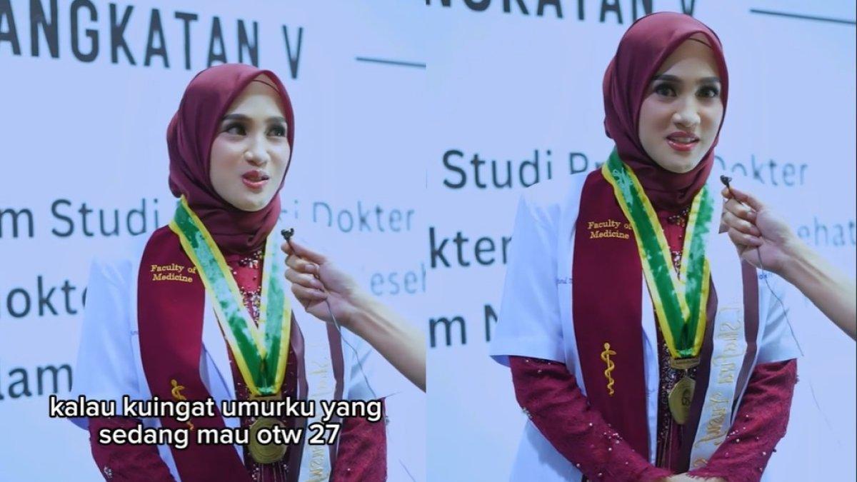 Viral dokter muda minta dilamar setelah acara wisuda