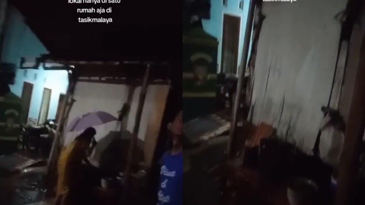 Viral hujan hanya mengguyur satu rumah di Tasikmalaya
