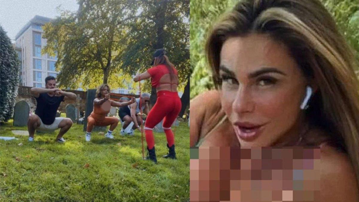 Viral model cantik ini geram karena selalu mendapat pelecehan saat berada di GYM, kini pindah olahraga di area pemakaman