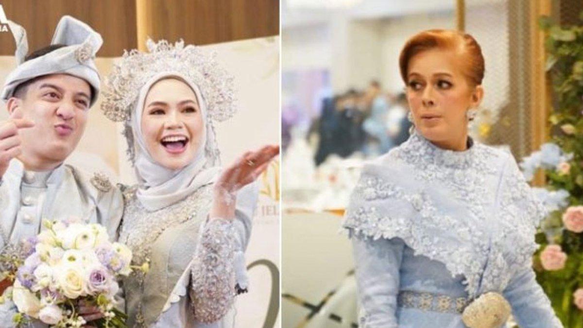 Viral pasangan pengantin naik LRT ke pernikahan