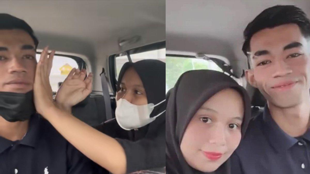 Viral pasangan suami istri berpelukan untuk terakhir kalinya sebelum bercerai di pengadilan agama