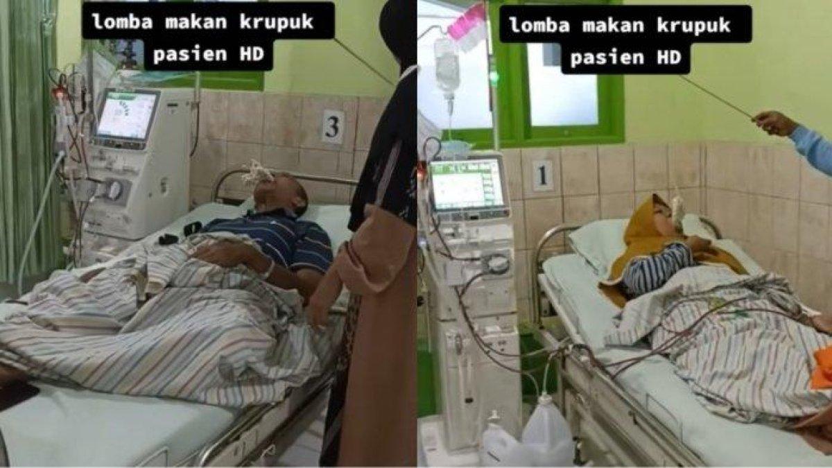 Viral pasien HD yang terbaring di atas ranjang rumah sakit