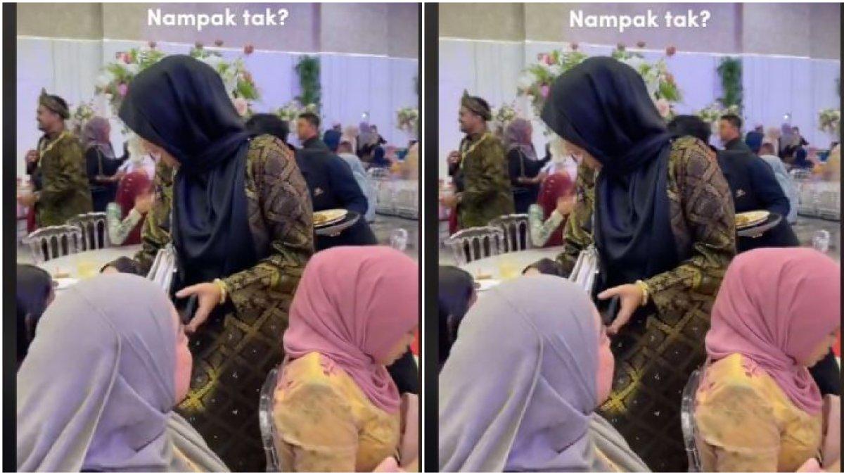 Viral pengantin pria tak sengaja pakai baju sarimbit dengan tamu wanita