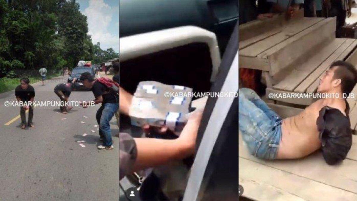 Viral perampokan di Jalan Niaso Muaro Jambi