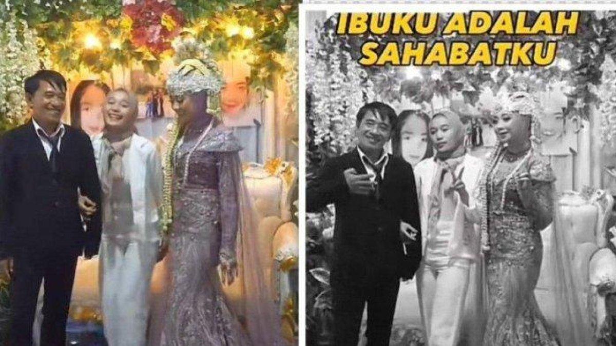 Viral pria di Bandung nikahi sahabat putrinya yang terpaut usia 33 tahun.