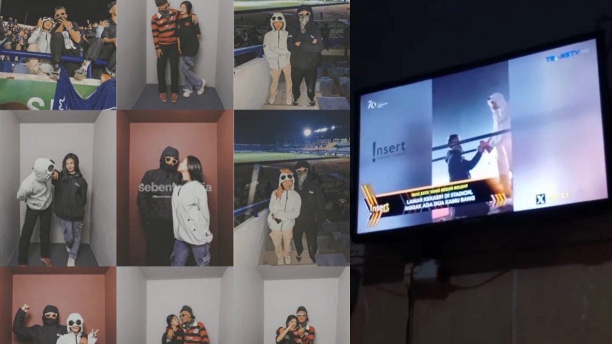 Viral pria lamar pacar di stadion, ternyata kekasihnya sudah punya suami