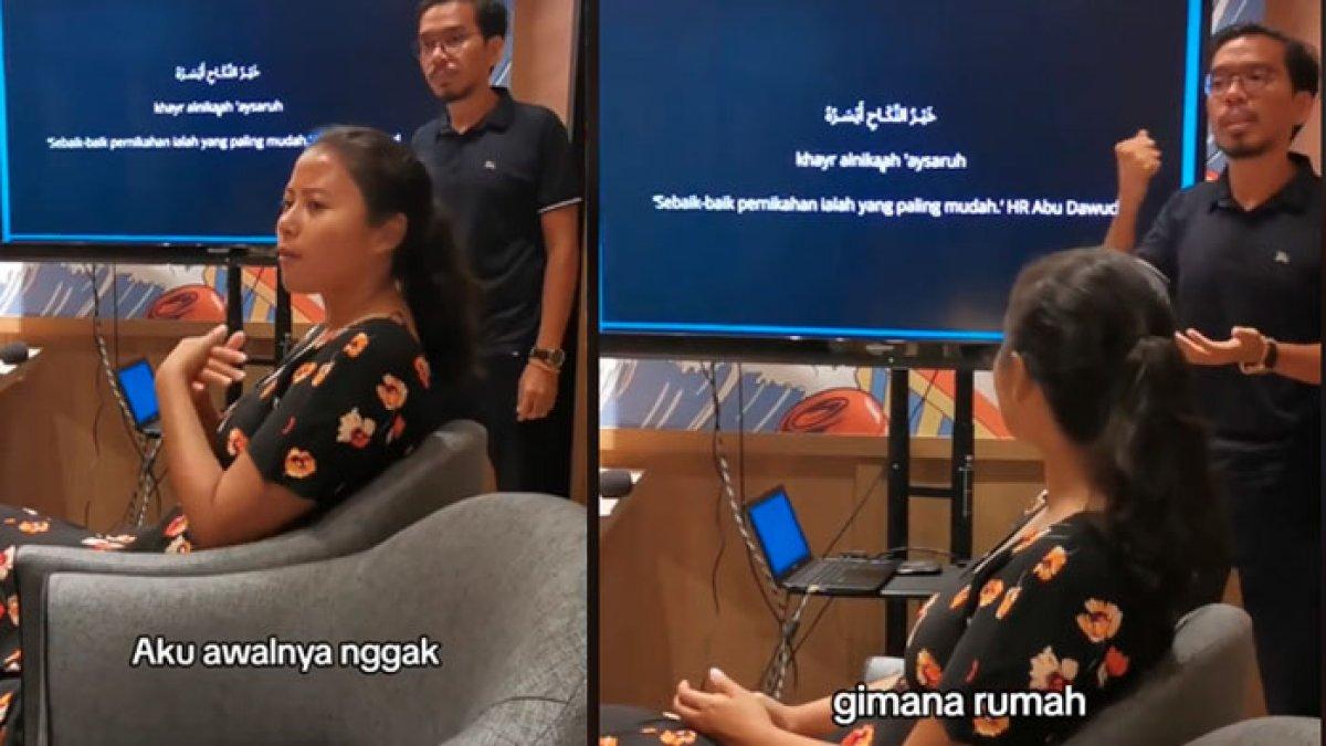 Viral pria presentasi di depan ortu pacar agar dapat restu menikah