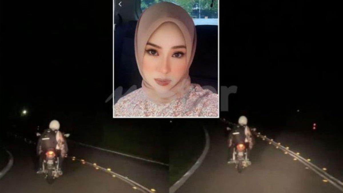 Viral seorang gadis bertemu dengan pemotor yang sudah tua, tak mau menyalip lebih memilih menerangi jalan di depannya