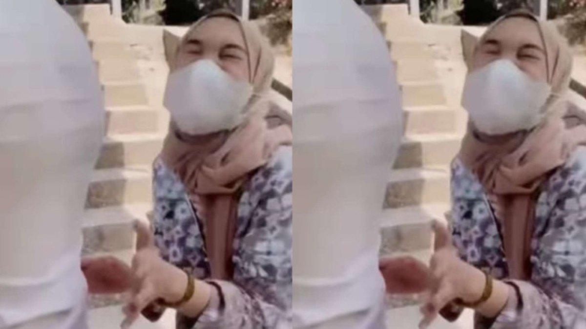 Viral seorang ibu hamil ngidam ingin pegang pinggang anggota angkatan laut