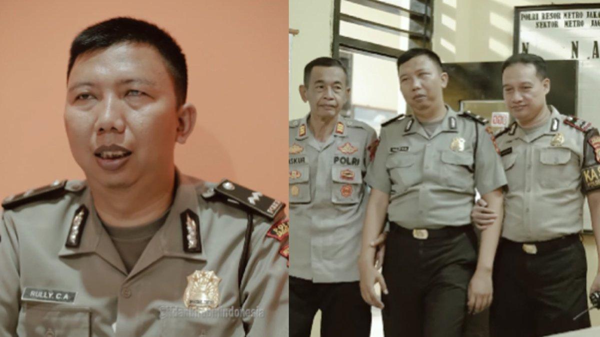 Sosok Aipda Rully, polisi Polsek Jagakarsa yang semangat bekerja meski mata kirinya buta