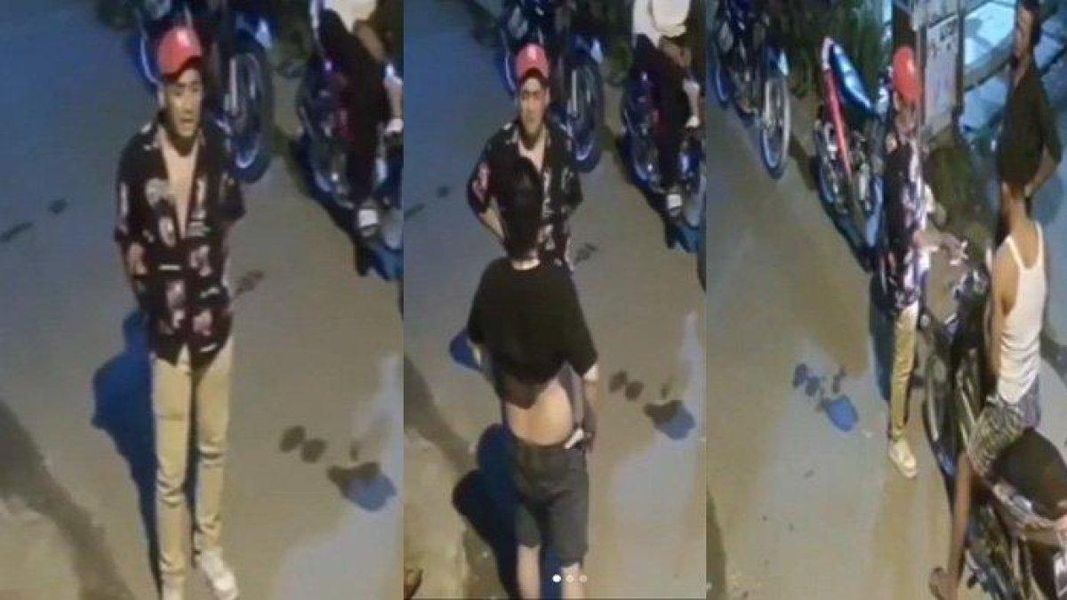 Viral video CCTV menunjukkan pria marah dilarang menjual narkoba di depan rumah warga.