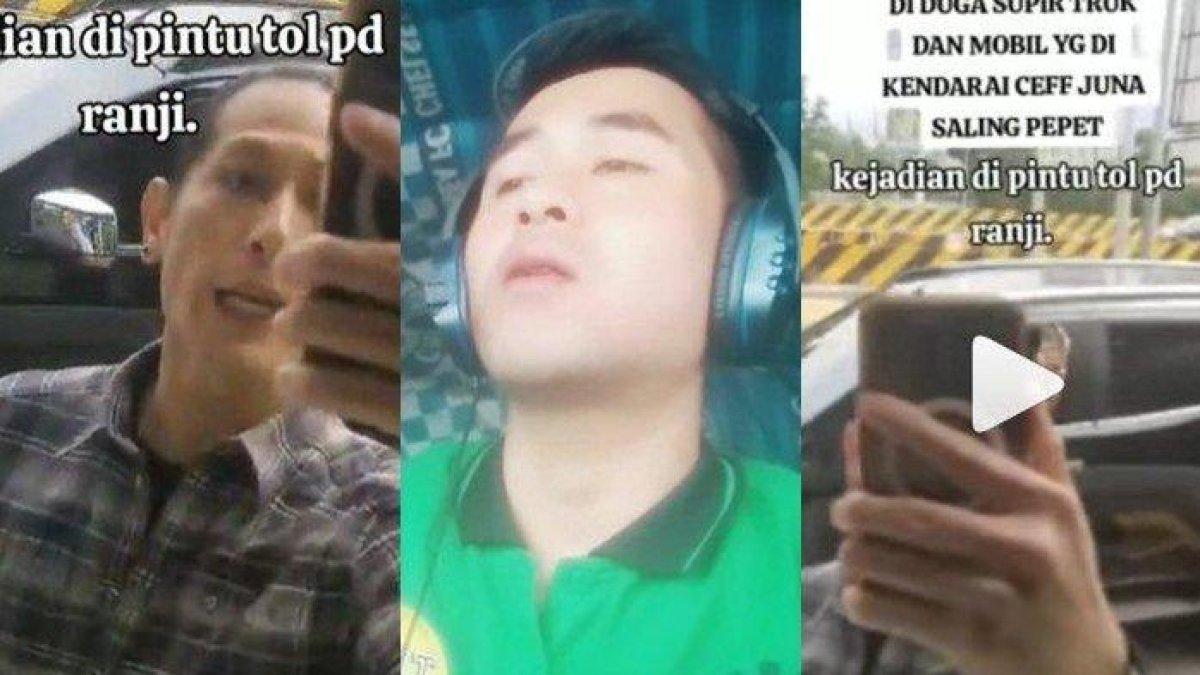 Viral video Chef Juna adu mulut dengan sopir truk di tol, dituduh bicara kasar