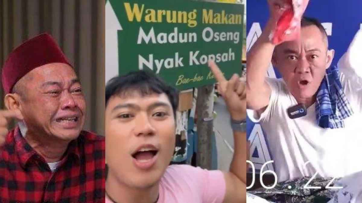 WARUNG NYAK KOPSAH,- Profil Bang Madun, bos Warung Nyak Kopsah yang mengaku nyaris bangkrut setelah mendapat review negatif dari food vlogger.