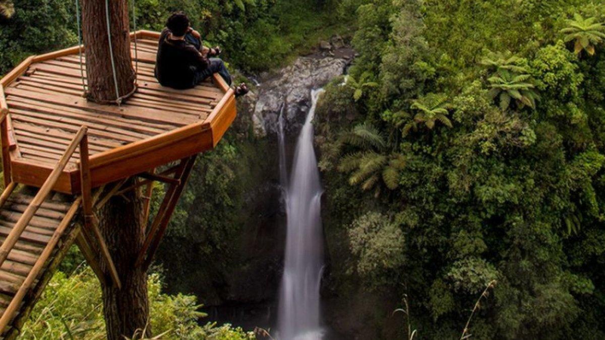 WISATA AIR TERJUN - Potret Air Terjun Kedung Kayang disadur dari Kompas.com, Minggu (2/3/2025). Cerita dari warga setempat, air terjun Kedung Kayang memiliki khasiat awet muda.