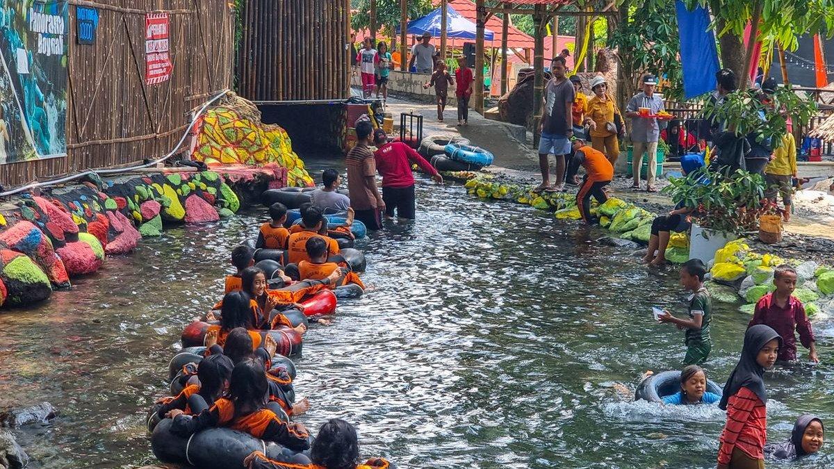 Wahana River Tubing di Wisata Panorama Boyolali (7/12/2023