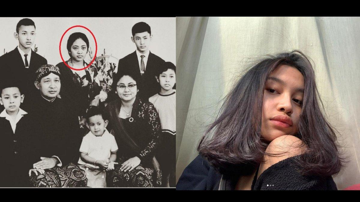 Wajah Khirani mirip Tutut Soeharto kala masih muda