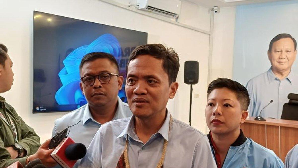 Wakil Ketua TKN Prabowo-Gibran, Habiburokhman di Medcen Prabowo-Gibran, Jakarta, Selasa (6/2/2024)