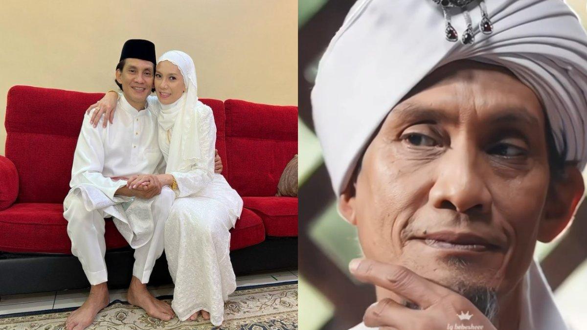 SERIAL BIDAAH - Potret Faizal Hussein pemeran Walid di serial Bidaah bersama istri aslinya, foto diambil dari Instagram @suhailasulaiman76 pada Kamis (17/4/2025).