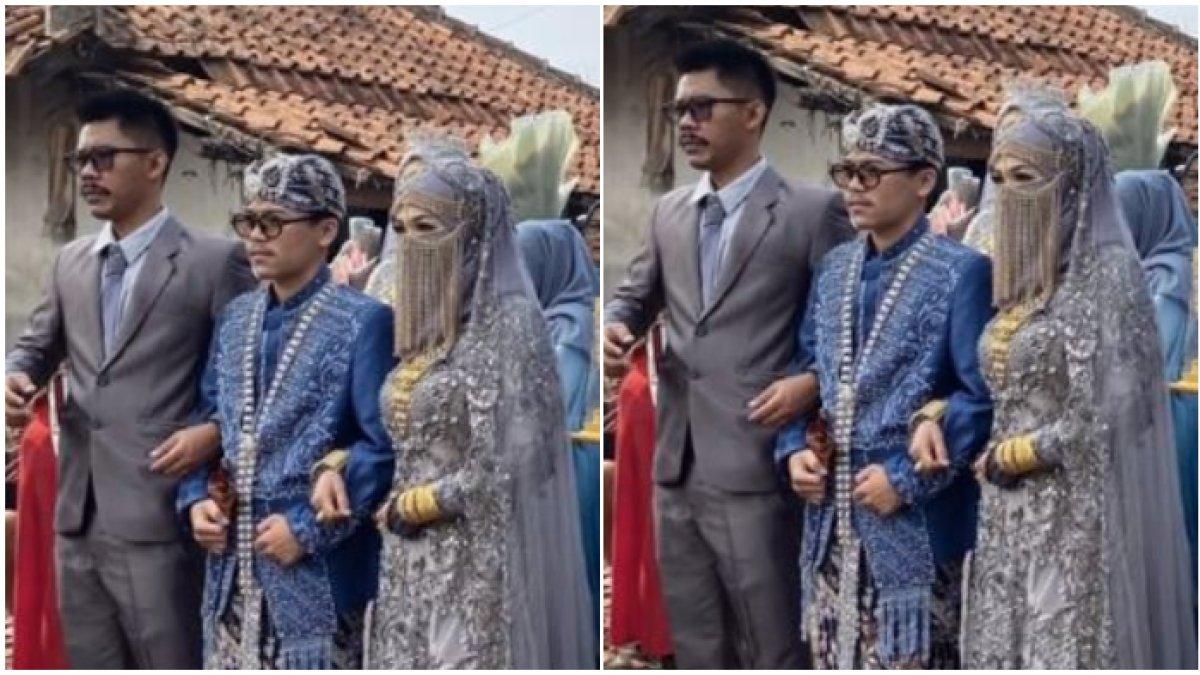 Wanita bercadar yang dandan mewah bak penagntin ternyata ibu mempelai pria