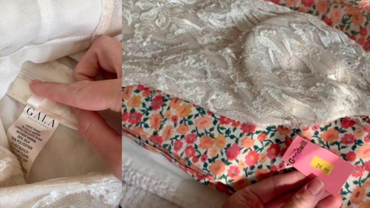 Wanita beruntung dapat gaun harga ratusan ribu, padahal kalau beli di toko lain bisa ratusan juta