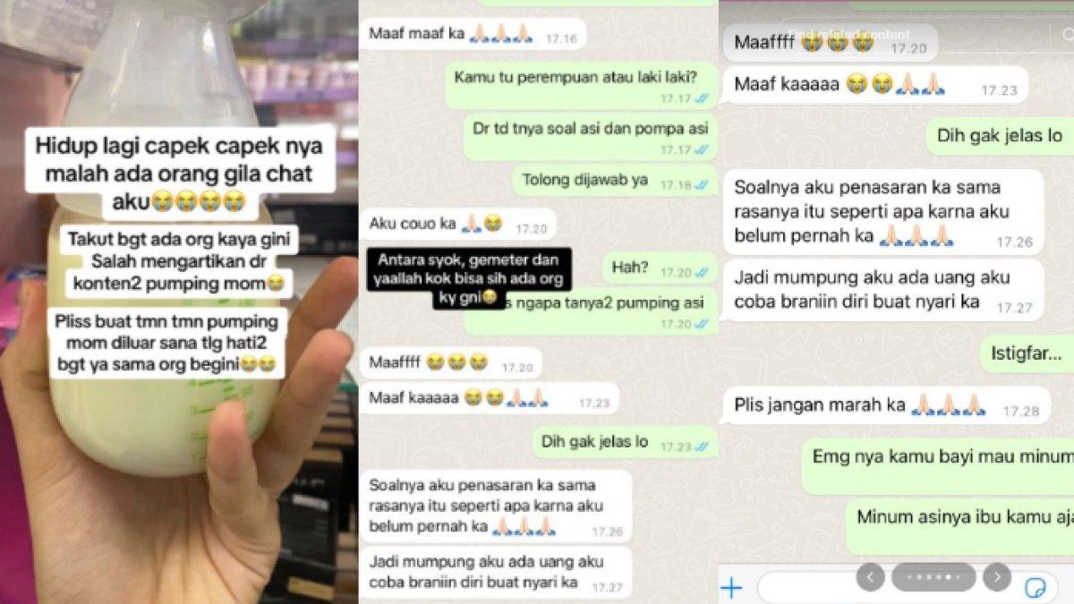 Wanita bongkar kedok seorang pria yang punya fetish ASI