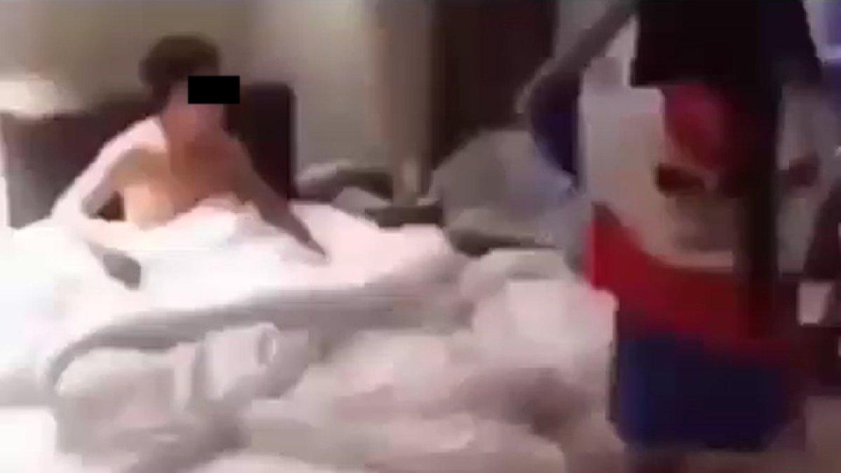 Wanita di China pergoki suami selingkuh dengan pria botak di hotel.