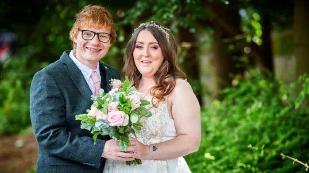 Wanita di Inggris nikahi pria mirip Ed Sheeran
