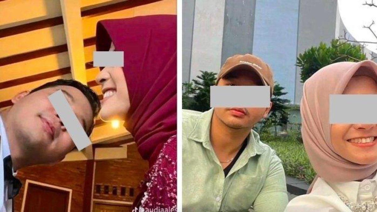 Wanita di Padang bernama Shintia dan kekasihnya Hadi.