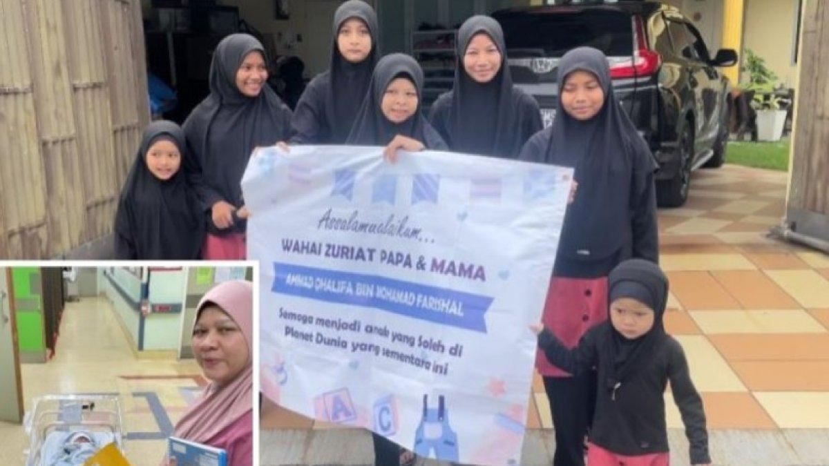 Wanita hamil anak kedelapan setelah dikaruniai 7 anak perempuan