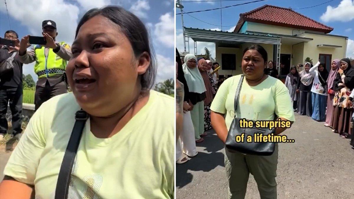 Wanita penjual donat di Bali diberi rumah oleh bule bernama Isaiah Garza.