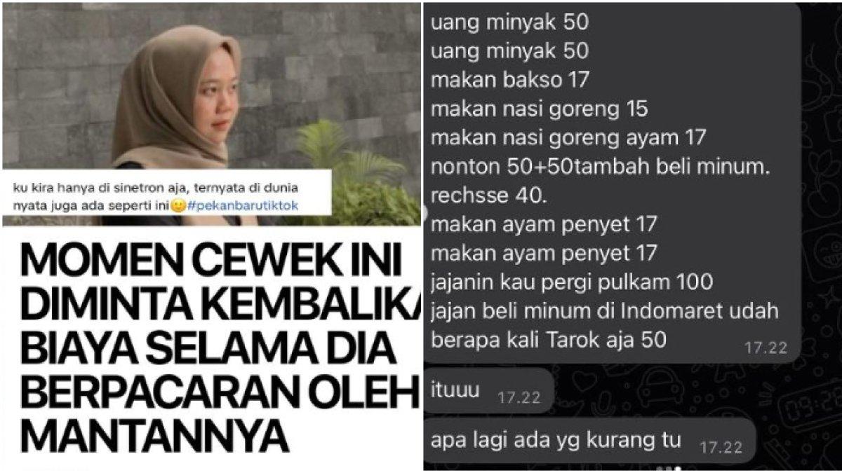 Wanita syok mantan pacar minta uangnya selama pacaran diganti