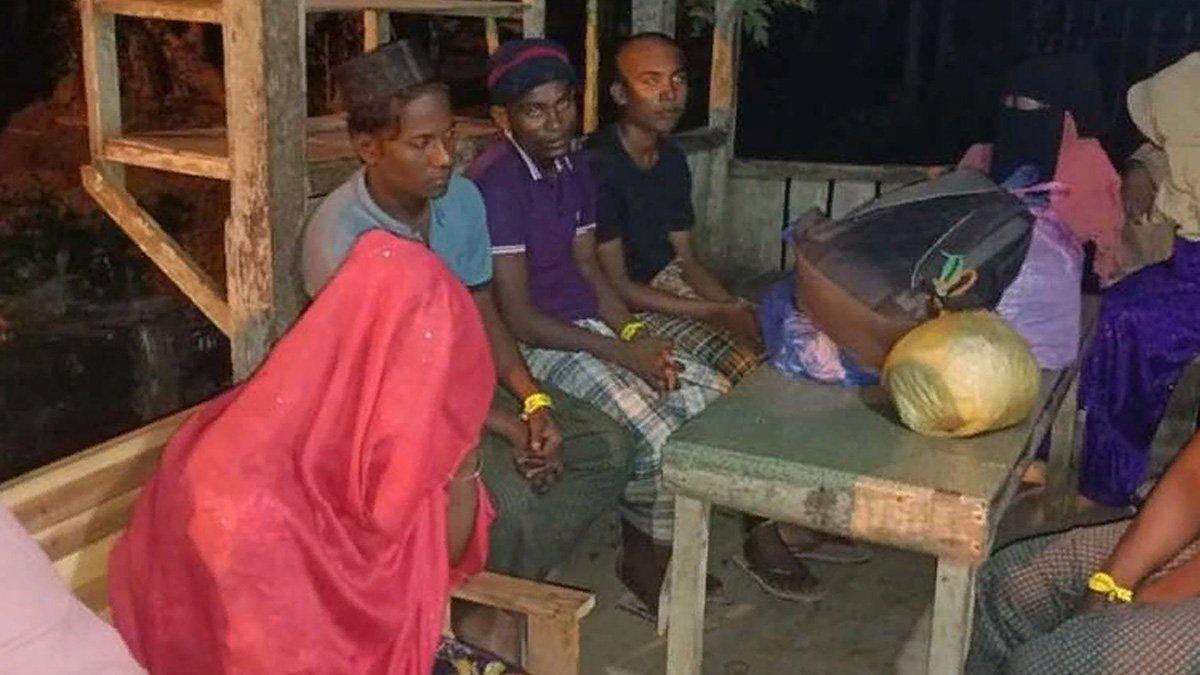 Warga Rohingya di Desa Ranto, Kecamatan Nibong, Kabupaten Aceh Utara, Provinsi Aceh