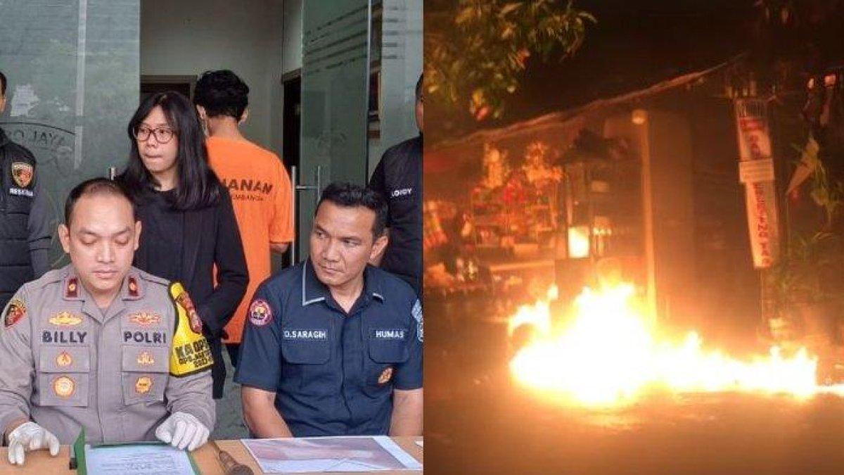 Warung CN dibakar gegara tak mau beri utangan rokok