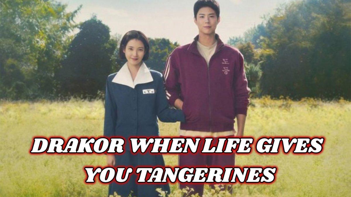 DRAKOR SEDANG TAYANG - Drakor When Life Gives You Tangerines dibintangi IU dan Park Bo Gum mulai tayang 7 Maret 2025.